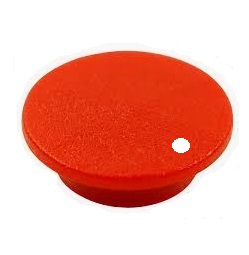 C292 RED WITH WHITE SPOT